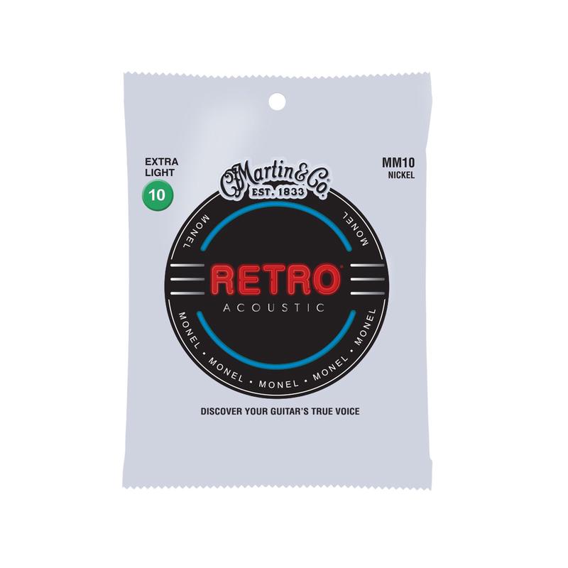 Martin (C.F. Martin & Co.) - Retro Acoustic Guitar Strings - Extra Light - MM10