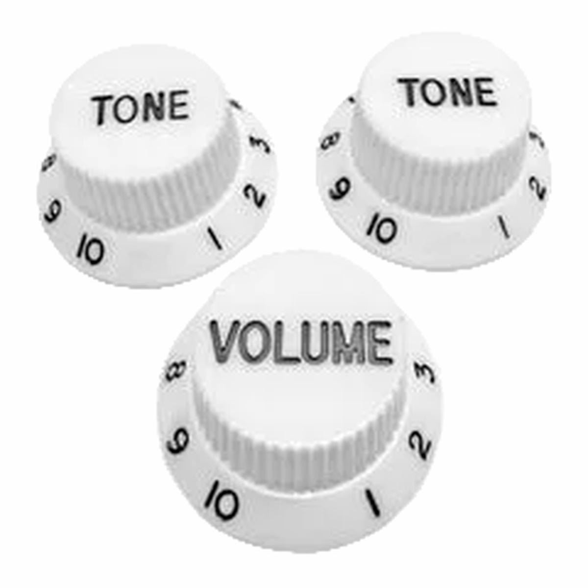 Axlabs - Strat-Style Knob White/Black