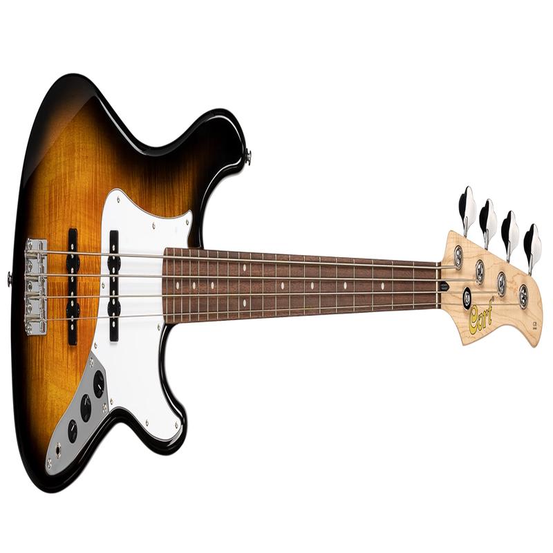 Cort - GB Series Poplar Electric Bass - 2 Tone Burst  - GB24JJ-2T
