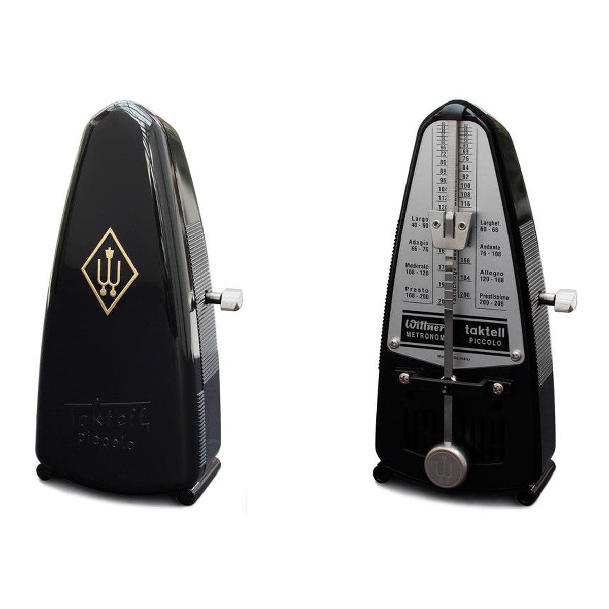 Wittner - Taktell Metronome Piccolo 836 Black without bell Metronome Piccolo 836 Black without bell